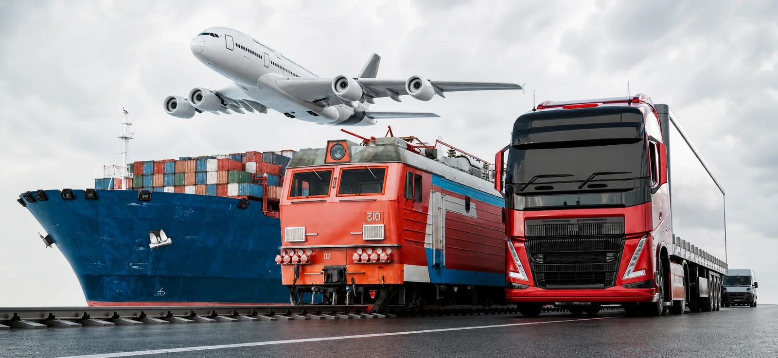 Sea, air, rail and road freight from China